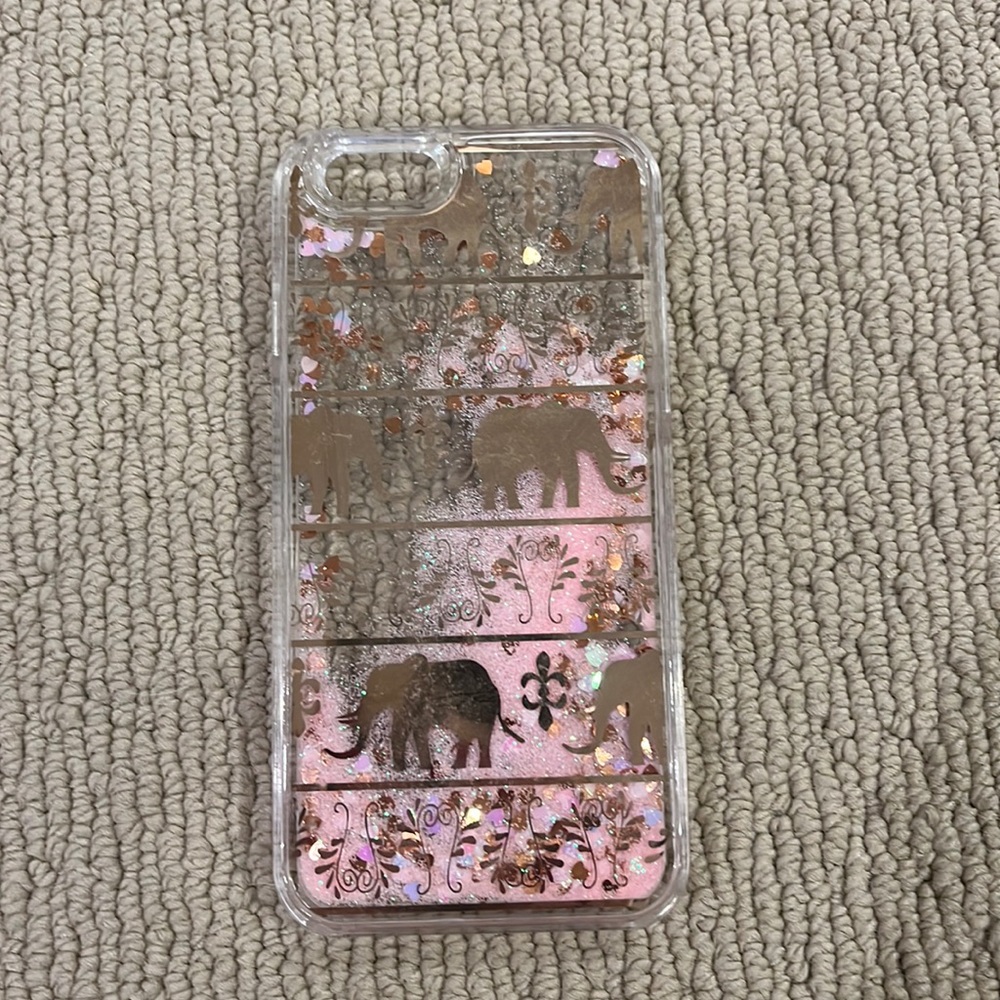 falling glitter iphone 6s case